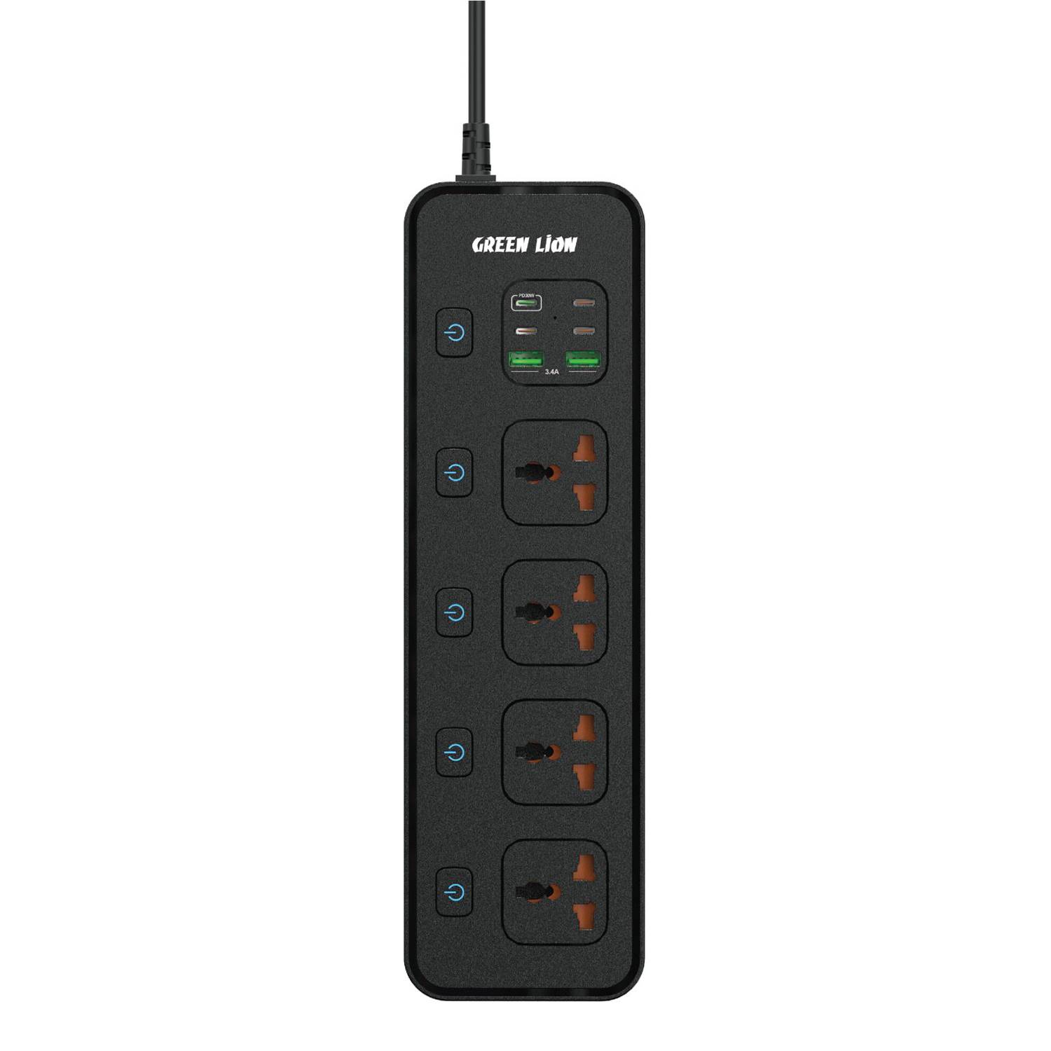 Green Lion PD30W power socket محافظ برق و شارژر 3000وات گرین لاین